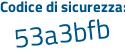 Il Codice di sicurezza è 6 poi 4b3d8a il tutto attaccato senza spazi