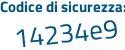 Il Codice di sicurezza è 3749 poi ec4 il tutto attaccato senza spazi