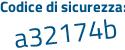 Il Codice di sicurezza è c poi 551Zca il tutto attaccato senza spazi