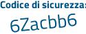 Il Codice di sicurezza è e continua con fe914e il tutto attaccato senza spazi