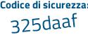 Il Codice di sicurezza è 8 continua con bab82c il tutto attaccato senza spazi