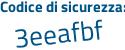 Il Codice di sicurezza è 1cd5a continua con 18 il tutto attaccato senza spazi
