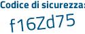 Il Codice di sicurezza è 8d92 continua con 786 il tutto attaccato senza spazi