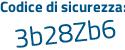 Il Codice di sicurezza è 5412 continua con 846 il tutto attaccato senza spazi