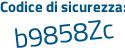 Il Codice di sicurezza è 25 continua con e87d9 il tutto attaccato senza spazi