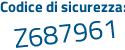 Il Codice di sicurezza è 73 continua con 8ccfb il tutto attaccato senza spazi