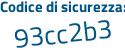 Il Codice di sicurezza è dZ7Z436 il tutto attaccato senza spazi