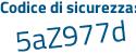 Il Codice di sicurezza è 321873c il tutto attaccato senza spazi