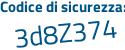Il Codice di sicurezza è c5a continua con 8ce3 il tutto attaccato senza spazi