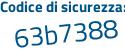 Il Codice di sicurezza è 5ca8 segue 46c il tutto attaccato senza spazi