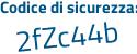 Il Codice di sicurezza è ce continua con 29e7c il tutto attaccato senza spazi