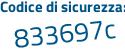 Il Codice di sicurezza è Z94dZ6a il tutto attaccato senza spazi