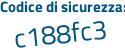 Il Codice di sicurezza è 91ed poi c84 il tutto attaccato senza spazi