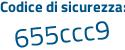 Il Codice di sicurezza è c7f53c9 il tutto attaccato senza spazi