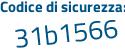 Il Codice di sicurezza è be5 continua con ea73 il tutto attaccato senza spazi