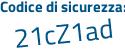 Il Codice di sicurezza è 89 continua con 6c5bd il tutto attaccato senza spazi