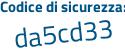 Il Codice di sicurezza è a598bc9 il tutto attaccato senza spazi