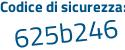 Il Codice di sicurezza è Z segue 143aZZ il tutto attaccato senza spazi