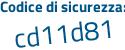 Il Codice di sicurezza è ff6Z7 segue d6 il tutto attaccato senza spazi