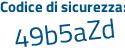 Il Codice di sicurezza è a poi 9fed35 il tutto attaccato senza spazi