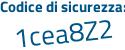 Il Codice di sicurezza è 39d9 continua con 13f il tutto attaccato senza spazi