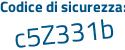 Il Codice di sicurezza è c22a6be il tutto attaccato senza spazi