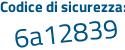 Il Codice di sicurezza è c16 poi d862 il tutto attaccato senza spazi