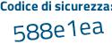 Il Codice di sicurezza è d continua con Z18784 il tutto attaccato senza spazi