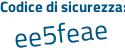 Il Codice di sicurezza è ff2f continua con 9Z2 il tutto attaccato senza spazi