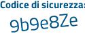 Il Codice di sicurezza è b422 segue 157 il tutto attaccato senza spazi