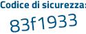 Il Codice di sicurezza è 66d815c il tutto attaccato senza spazi
