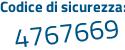 Il Codice di sicurezza è 9ebc4d9 il tutto attaccato senza spazi