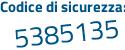 Il Codice di sicurezza è c4a491c il tutto attaccato senza spazi