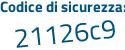 Il Codice di sicurezza è 99376 continua con 47 il tutto attaccato senza spazi