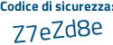 Il Codice di sicurezza è Za8f continua con 129 il tutto attaccato senza spazi