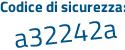 Il Codice di sicurezza è c3Z75 poi bd il tutto attaccato senza spazi