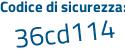 Il Codice di sicurezza è 2 segue Zec8d3 il tutto attaccato senza spazi