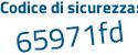 Il Codice di sicurezza è c36Z poi dc6 il tutto attaccato senza spazi