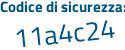 Il Codice di sicurezza è 278bZ continua con b2 il tutto attaccato senza spazi