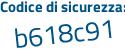 Il Codice di sicurezza è cff poi 1bc7 il tutto attaccato senza spazi