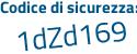 Il Codice di sicurezza è eb continua con 8f22Z il tutto attaccato senza spazi