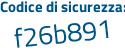 Il Codice di sicurezza è 3f7ef82 il tutto attaccato senza spazi