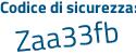 Il Codice di sicurezza è 6769Z continua con c1 il tutto attaccato senza spazi