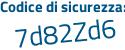 Il Codice di sicurezza è eda poi 325e il tutto attaccato senza spazi
