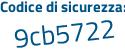 Il Codice di sicurezza è 1f3 continua con cf68 il tutto attaccato senza spazi