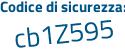 Il Codice di sicurezza è a23 segue d5ef il tutto attaccato senza spazi