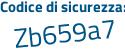 Il Codice di sicurezza è ecb51 continua con f2 il tutto attaccato senza spazi