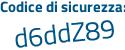 Il Codice di sicurezza è 7 continua con d742cc il tutto attaccato senza spazi