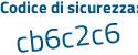 Il Codice di sicurezza è e987d36 il tutto attaccato senza spazi