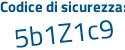 Il Codice di sicurezza è 969 poi d875 il tutto attaccato senza spazi